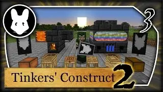 Tinkers' Construct 2: Getting Started Part 3 Minecraft 1.10+ Bit-by-Bit Tinker Tanks & Furnace!