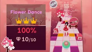 Rolling sky FLOWER DANCE 100% all crowns and gems