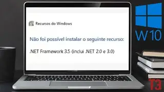Não é possível instalar .NET Framework 3.5 - Erro: 0X800F0954