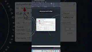 Arc aligned text in AutoCAD 