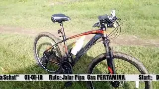 Bersepeda Sehat  Rute: Jalur Pipa Gas PERTAMINA Balongan