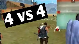 4 vs 4 Custom| Clash squad garena freefire