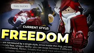 I am HORRIBLE with the FREEDOM Style… | Untitled Boxing Game (Roblox)
