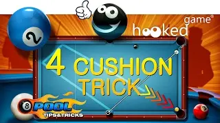8 Ball Pool. Trick #2. 4 Cushion Trick.