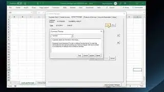 Instructions on how to create an invoice with excel automatically using my Customer Manager Tool