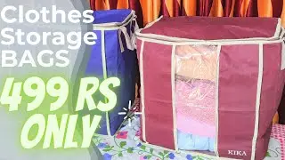 BEST CLOTHES STORAGE BAG AMAZON / FLIPKART review