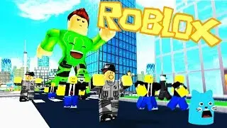 Гигантский НУБ  ХОЧЕТ МЕНЯ  УБИТЬ!!! - BATTLE  AS A GIANT BOSS ROBLOX