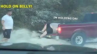 Funny RedNecks Try to Run From The Cops