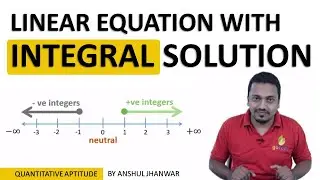 Linear equation Integral Solution | Algebra | Quantitative Aptitude Series