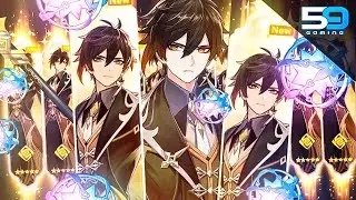 SUMMONS FOR THE GEO OVERLORD IN GENSHIN IMPACT! THE DADDY ZHONGLI!