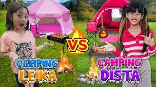 DISTA VS LEIKA CAMPING DI TENGAH HUTAN😱!! SAMPE MASAK MAKANAN GOSONG🤭 