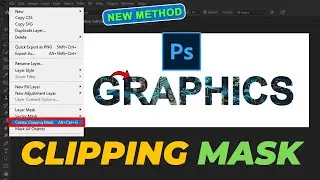 How to Create Clipping Mask in Photoshop 2024 | Adobe Photoshop Tutorial For Beginner
