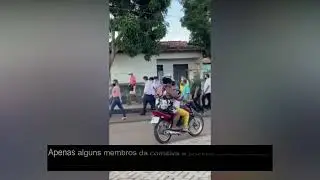 Marcha fúmebre // Governador ignorado em Baixa Grande do Ribeiro