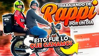 TRABAJAMOS DE RAPPI POR UN DÍA 🤑(¿VALE LA PENA TANTO R1ESG0😳 ?)