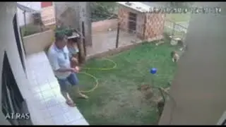 guy blows his backyard up