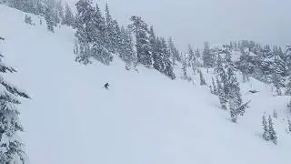 Alpental Backcountry Skiing January 8, 2023