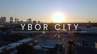Ybor City Tampa  | 4k Drone Footage | Sunset