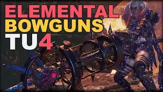 MHWILDS | ELEMENTAL BOWGUNS TITLE UPDATE 4