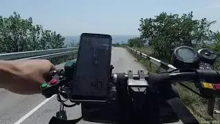 CURRUS R11 PRO Алушта-Судак 80км на одном заряде!!!!!!