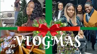VLOGMAS DAYS 4&5 | THE TREES UP! | TACOS | DECORATION SHOPPING | A SCHOOL REUNION + LOT'S OF LAUGHS!