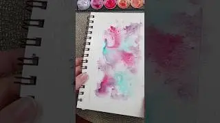 So FUN!! 😄✨️ #dailyart #justforfun #watercolor #satisfyingart #art #artsupplies #sketchbook #shorts