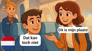 Learn Dutch with Dialogues (With Subtitles) | A1-A2 | 10 Airport Dialogues