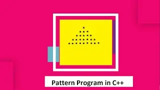 C++ Program to print the PYRAMID PATTERN || Pyramid Pattern in C++ || Pattern program in C++ || C++