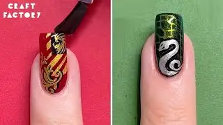 Harry Potter Nails Perfect For Any Fan! | Craft Factory | Which Wizarding House Are You?