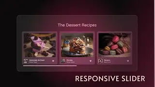 Responsive Slider with Scrollbar | HTML CSS Swiper JS 