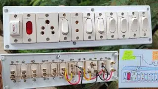 7 switch 1 5pin socket 1 2pin socket 1 fuse 1 indicator board wiring connection and daigram
