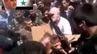 Syria. Fury caused by the terrorist attack in Homs residents