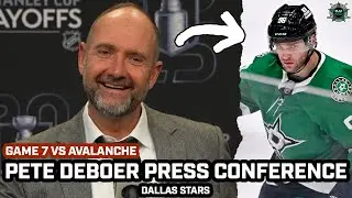 Pete DeBoer PRAISES Mikko Rantanen & Stars After Becoming 9-0 in GAME 7