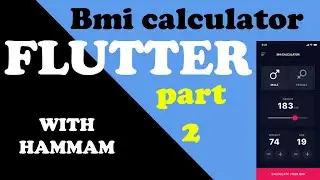 Building a BMI Calculator App with Flutter: Step-by-Step Guide  part 2