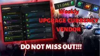Weekly Upgrade Materials VENDOR - DONT MISS OUT