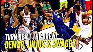 This Is Why They're NBA Players!! DeMar DeRozan, Julius Randle & Swaggy P TURN IT UP!