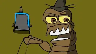 P.T. Flea when he tries to ride his carriage (A Bug's Life meme)