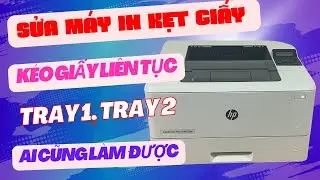 How to fix HP M402d printer printing 1 sheet, pulling multiple sheets and paper jam error