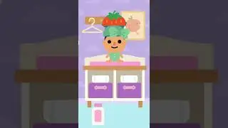 DRESS UP THE BABY in Sago Mini School: Babies #sagominischool #short