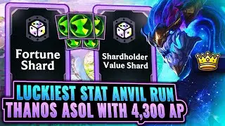 World Record Run: 4300 AP w/ Round 1 Fortune & Secret Prismatic Shard | League Arena Gameplay