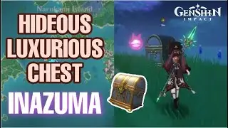 SECRET & MOST HIDIOUS  LUXURIOUS CHEST IN INAZUMA | Genshin Impact |VROCHI 