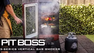 The Pit Boss 3-Series Gas Vertical Smoker | Pit Boss Grills