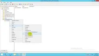 How to create ou in active directory