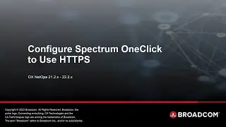 Configure Spectrum OneClick to Use HTTPS