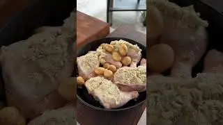 Juicy Herb & Garlic Buttered Chicken Leg Quarters with a Hint of maple 🍁