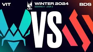 LEC Winter 2024 Upper Bracket Round 2 | VIT vs BDS