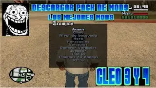 Descargar pack de mods para gta san andreas cleo 3 y 4