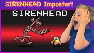SIRENHEAD Imposter Role in Among Us by GameToons Gaming - REACTION!