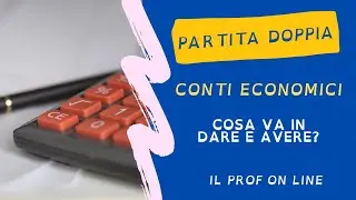 Partita Doppia - Conti ECONOMICI cosa va in DARE e in AVERE⁉️ 🧐 🤨