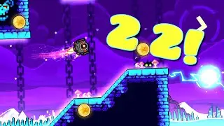 Где же монеты в Dash??? || Geometry Dash 2.2