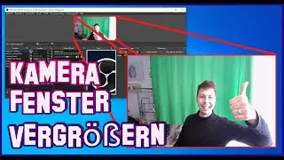 Kamera fenster verkleinern vergrößern ZOOMEN zuschneiden OBS Studio | Techquikie